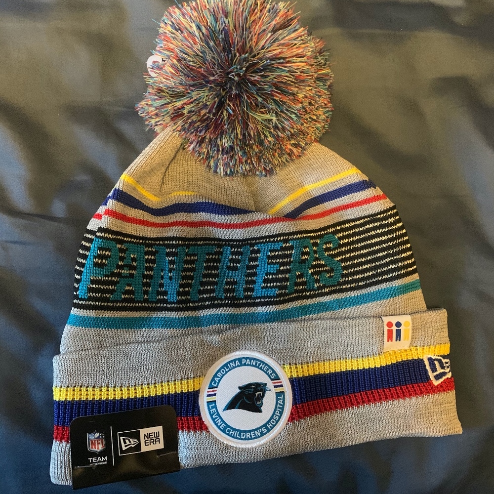 New Era Greg Olsen Beanie Carolina Panthers 2019